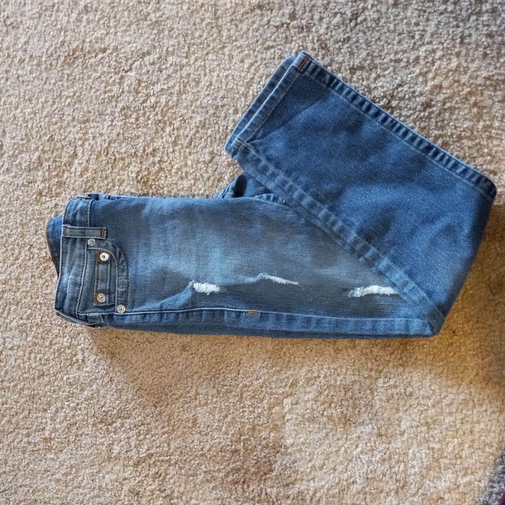 True Religion distressed jeans